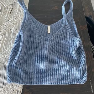 Crochet crop tank